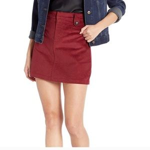 BB Dakota Cut The Cord Corduroy Mini Skirt